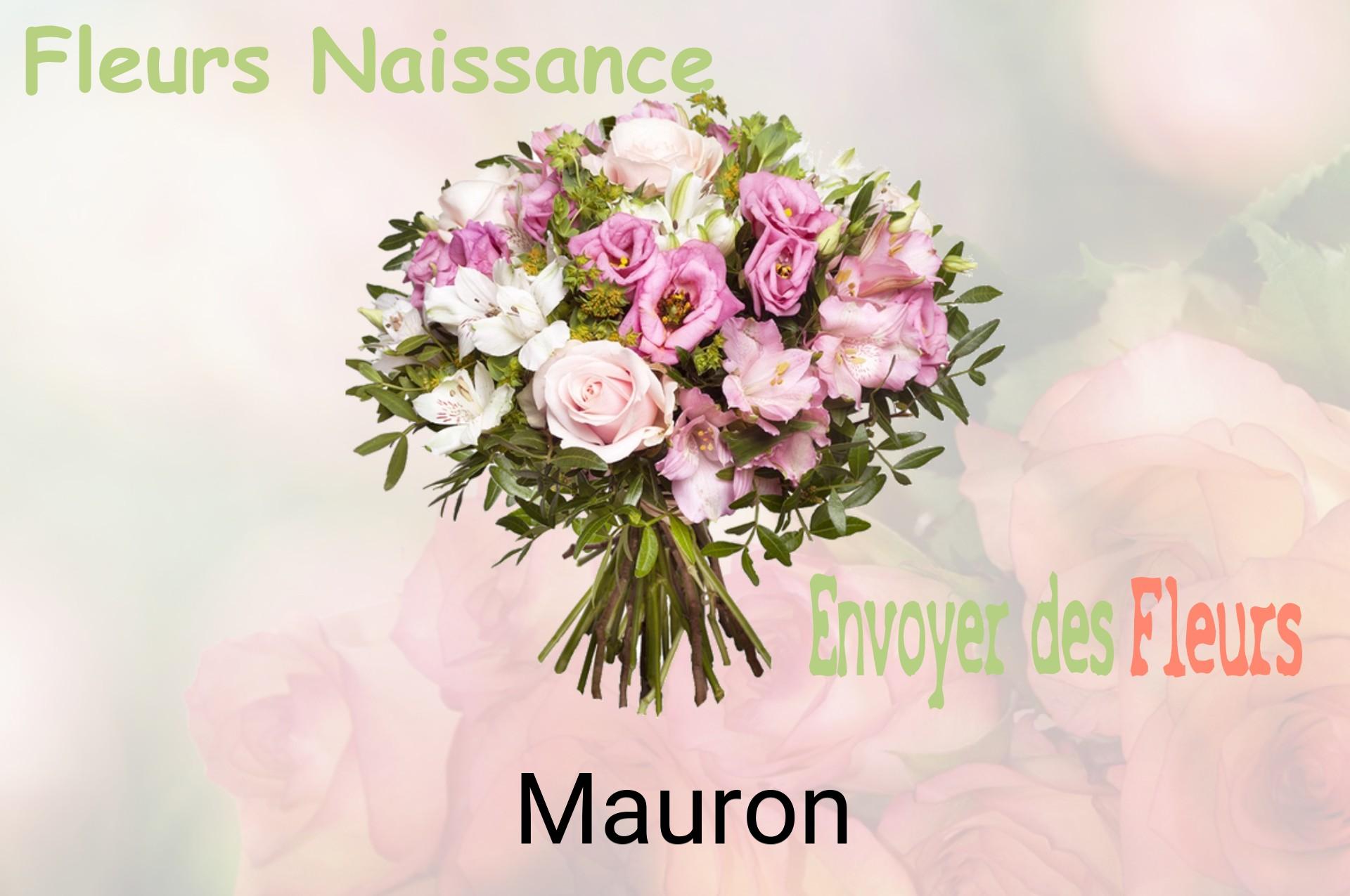 Bouquet de fleurs de naissance livré à Mauron